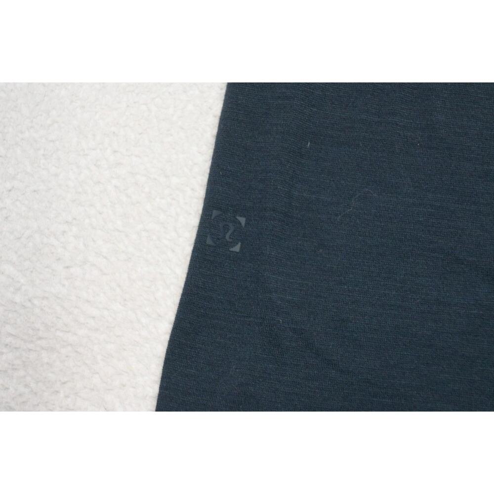 Lululemon Golf Polo Wicking‎ Black Short Sleeve Athletic Golf Shirt Mens Large